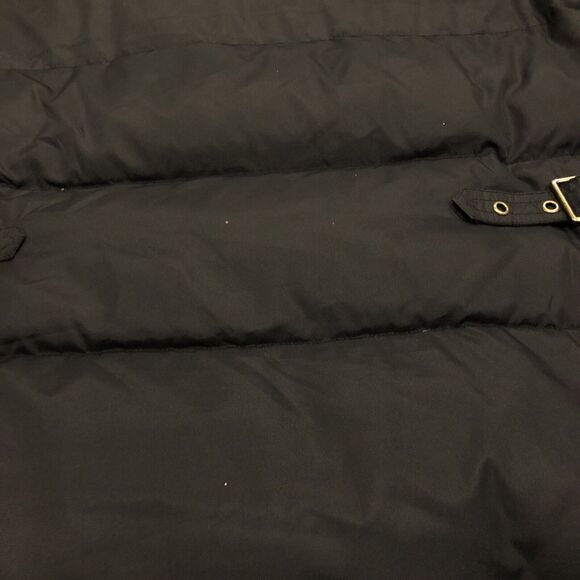 Lauren Ralph Puffer Jacket Womens M Black Feather Down Wool Coat Ladies - Picture 10 of 13